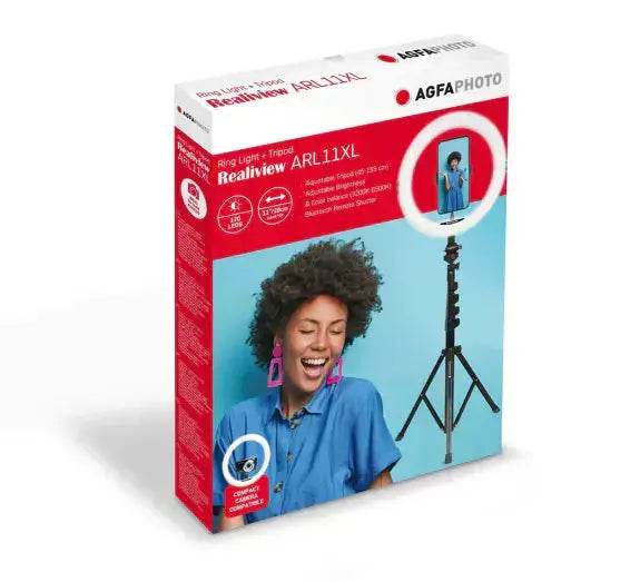 LIGHT AGFA PHOTO Realiview ARL11XL - Ring Light and Adjustable Tripod - MAADFASHION31