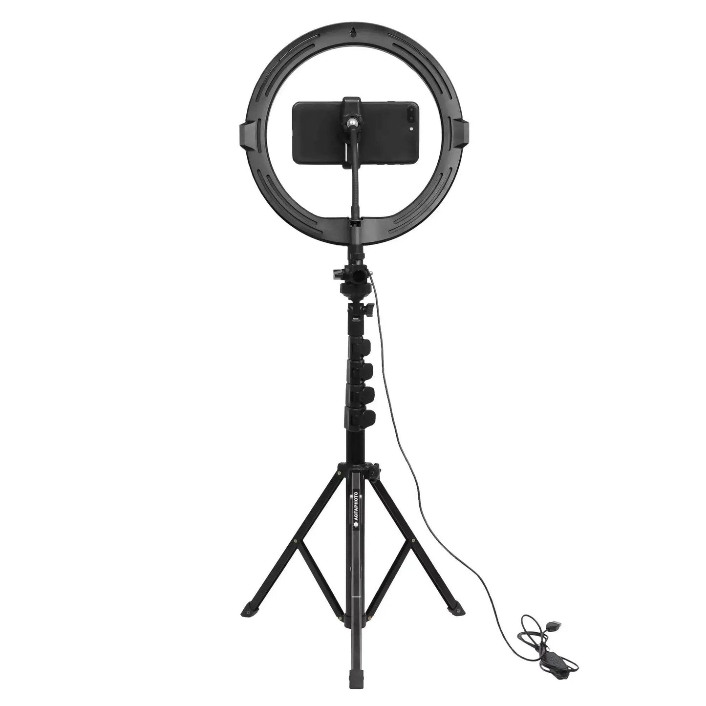 LIGHT AGFA PHOTO Realiview ARL11XL - Ring Light and Adjustable Tripod - MAADFASHION31