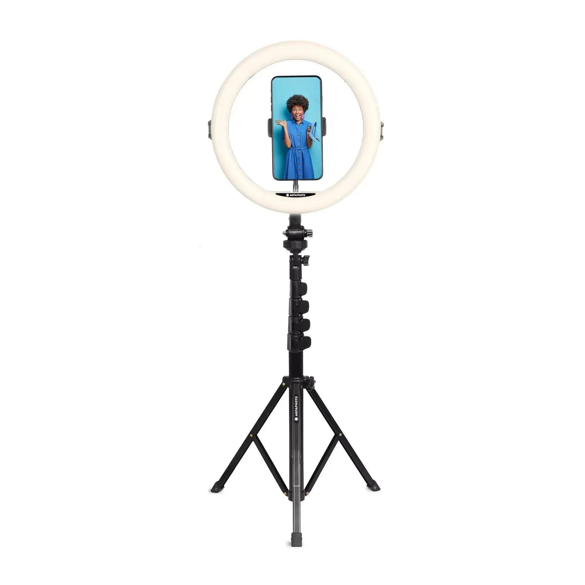 LIGHT AGFA PHOTO Realiview ARL11XL - Ring Light and Adjustable Tripod - MAADFASHION31
