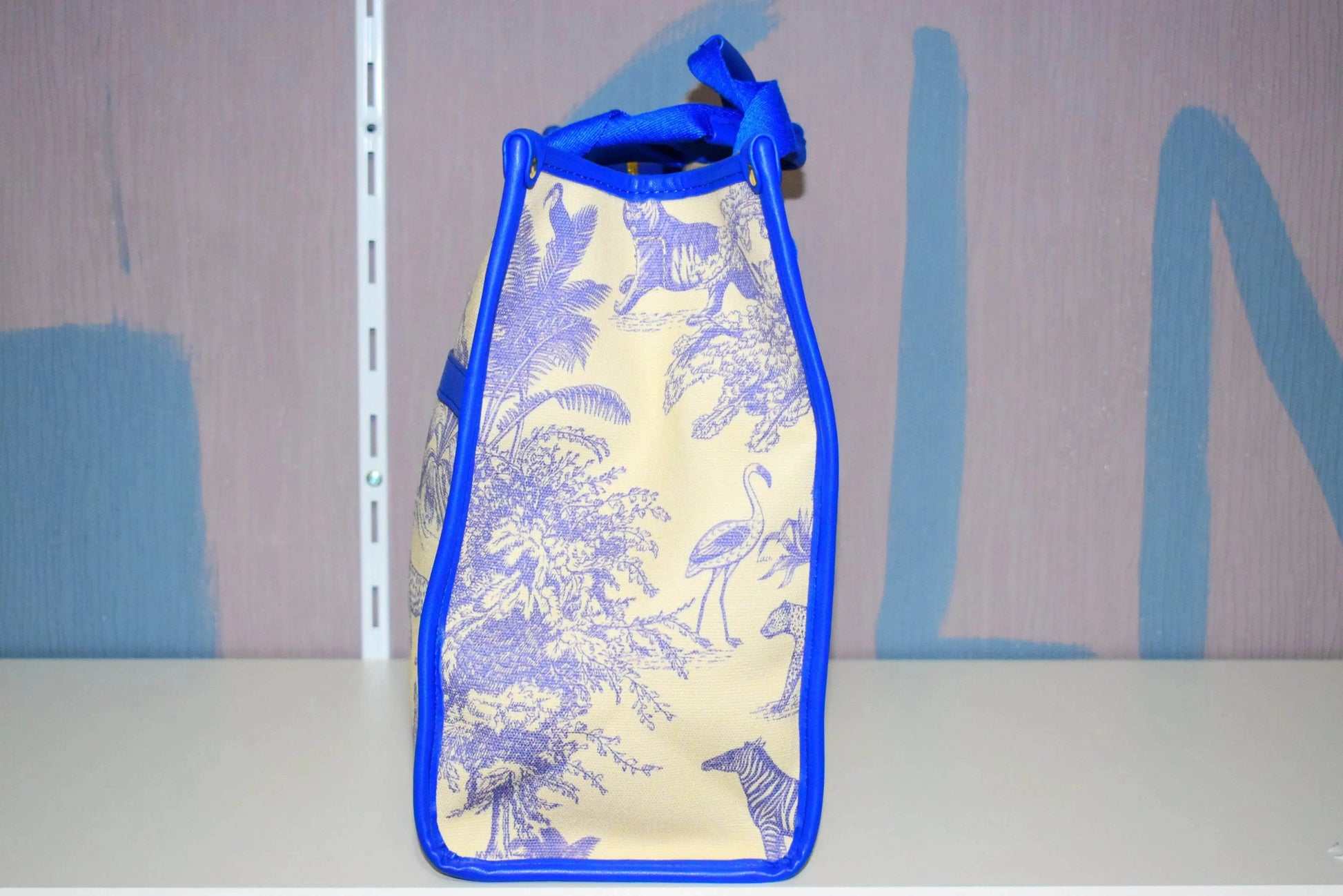 Rive Gauche Bag Blue Tote Bag - MAADFASHION31