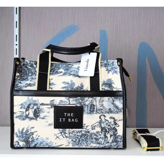 Sac à main TOILE DE JOUY 3 couleurs - MAADFASHION31