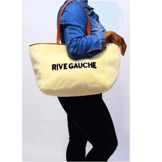Polyester Tote Bag with a Fleece Effect in 3 Colors - MAADFASHION31