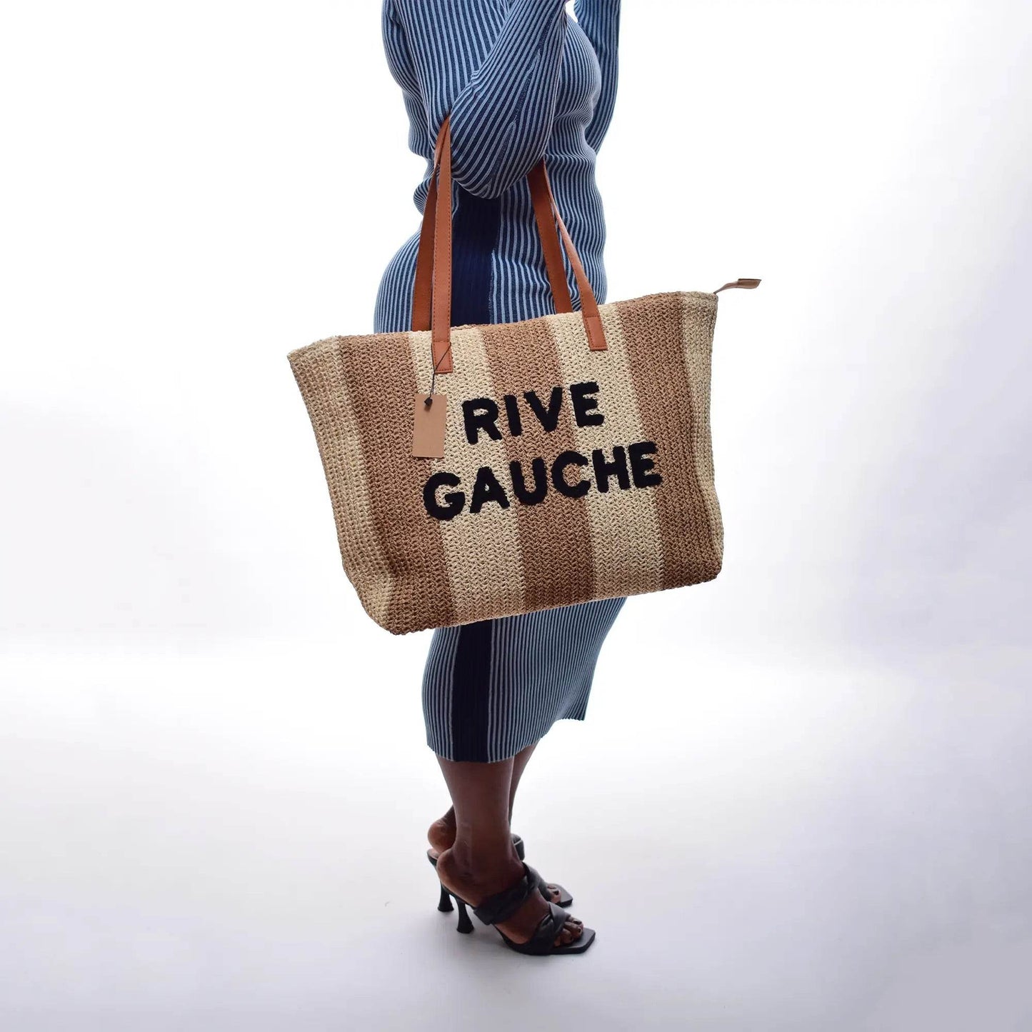 Left Bank tote bag in camel - MAADFASHION31