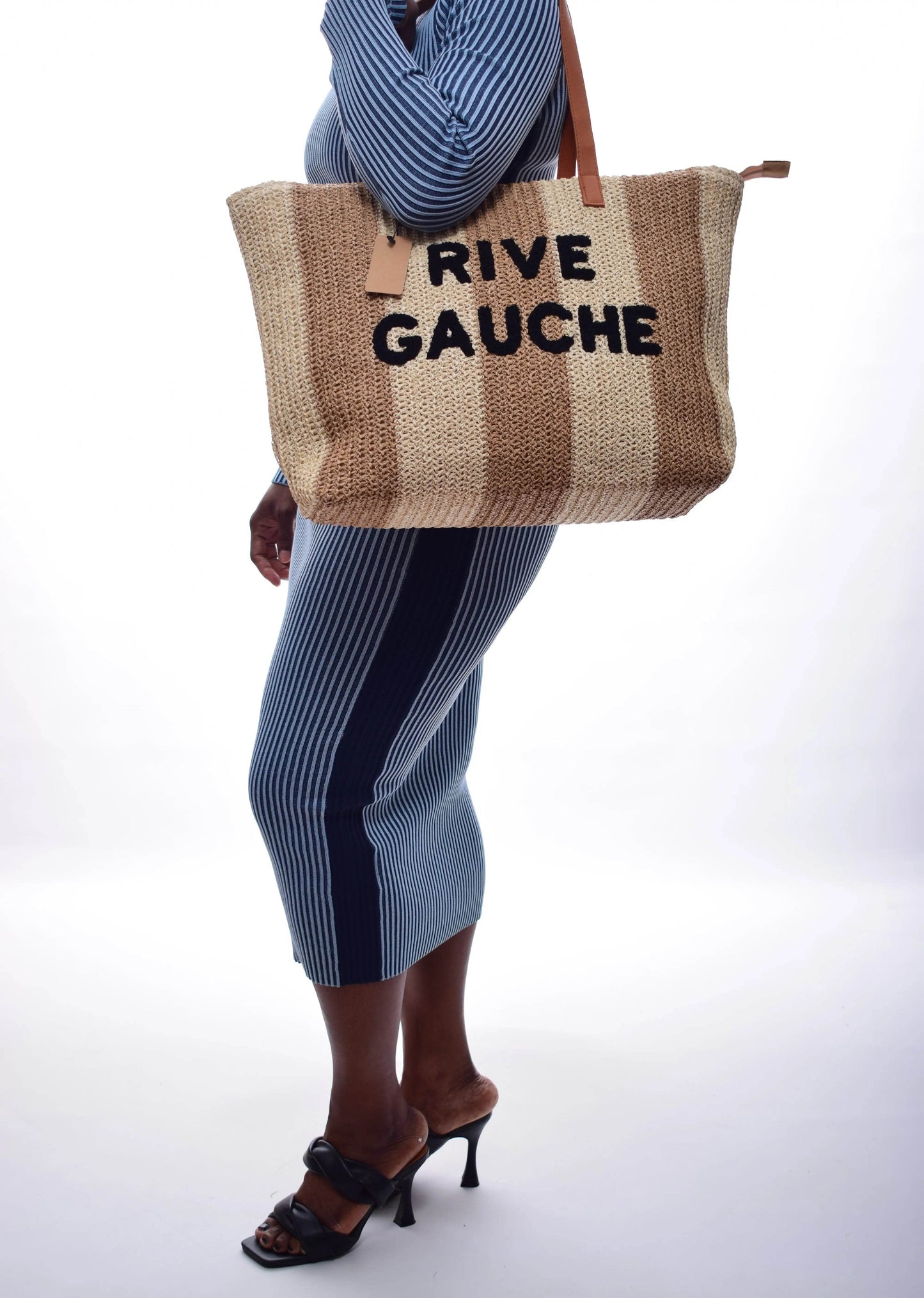 Left Bank tote bag in camel - MAADFASHION31